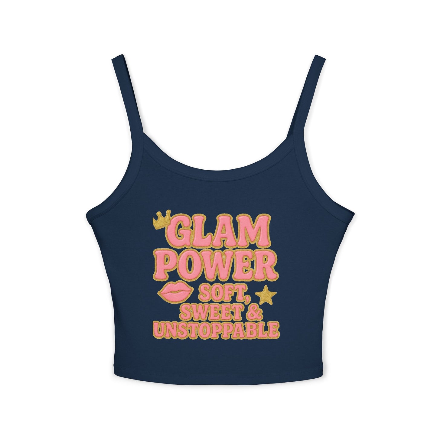 Glam Power Tank Top - Soft, Sweet & Unstoppable, Shirt