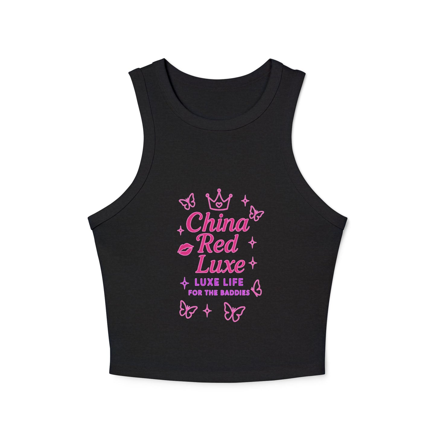 China Red Luxe Tank Tops