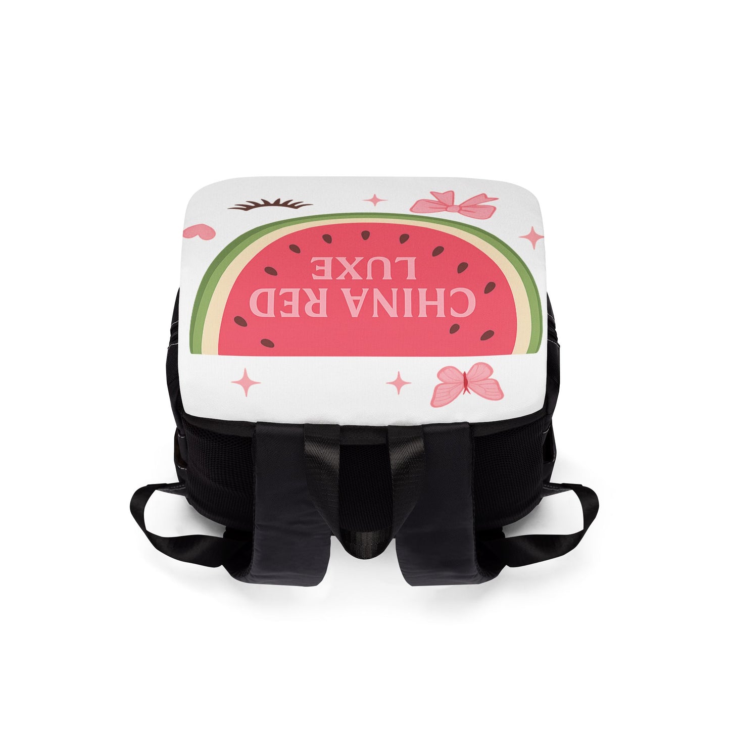 China Red Luxe Juicy Watermelon Design Backpack