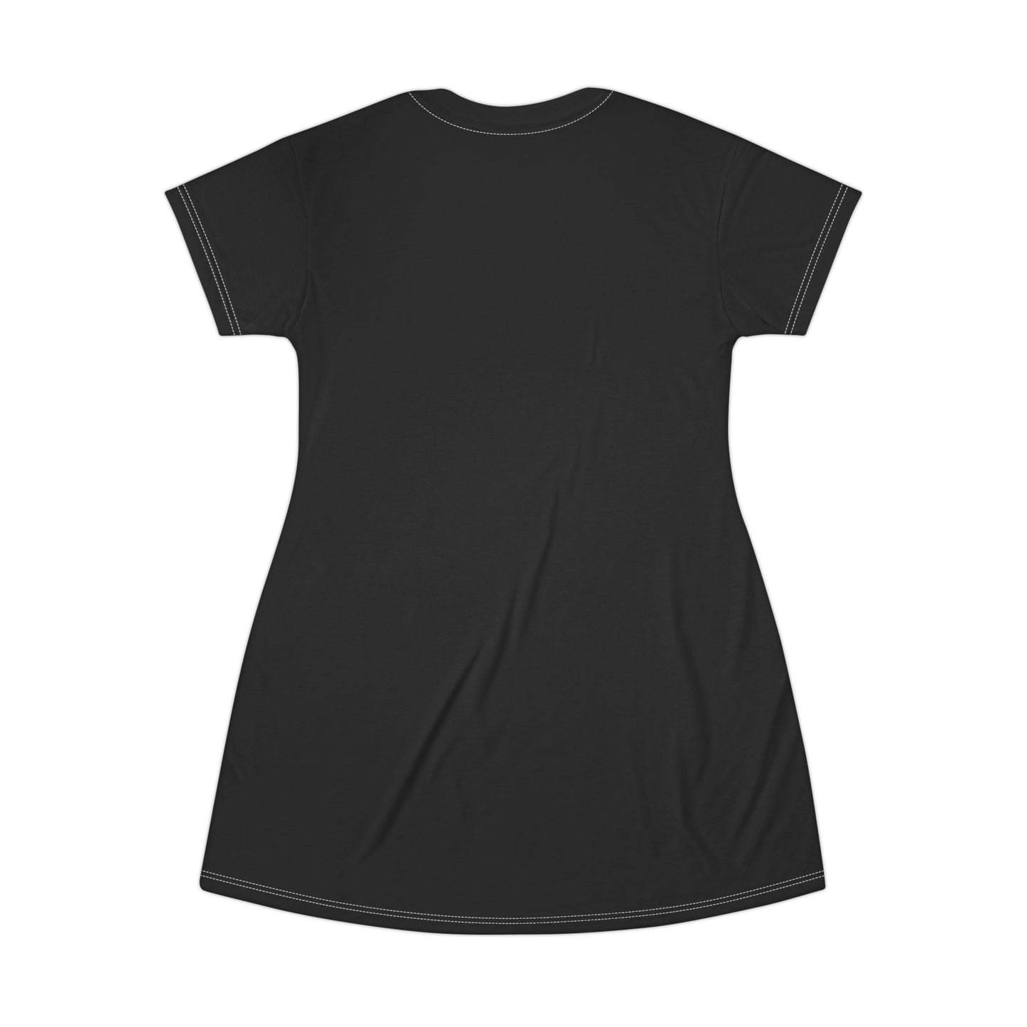 China Red Luxe T-Shirt Dress