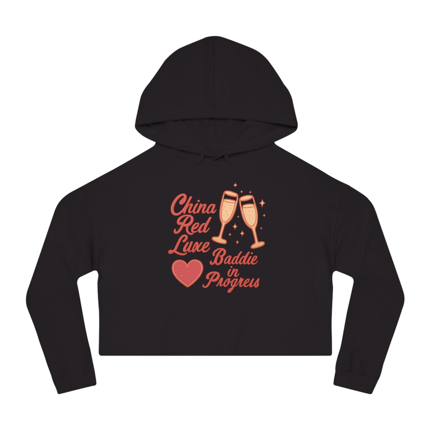 Baddie Vibes Cropped Hoodie for Confident Badddies