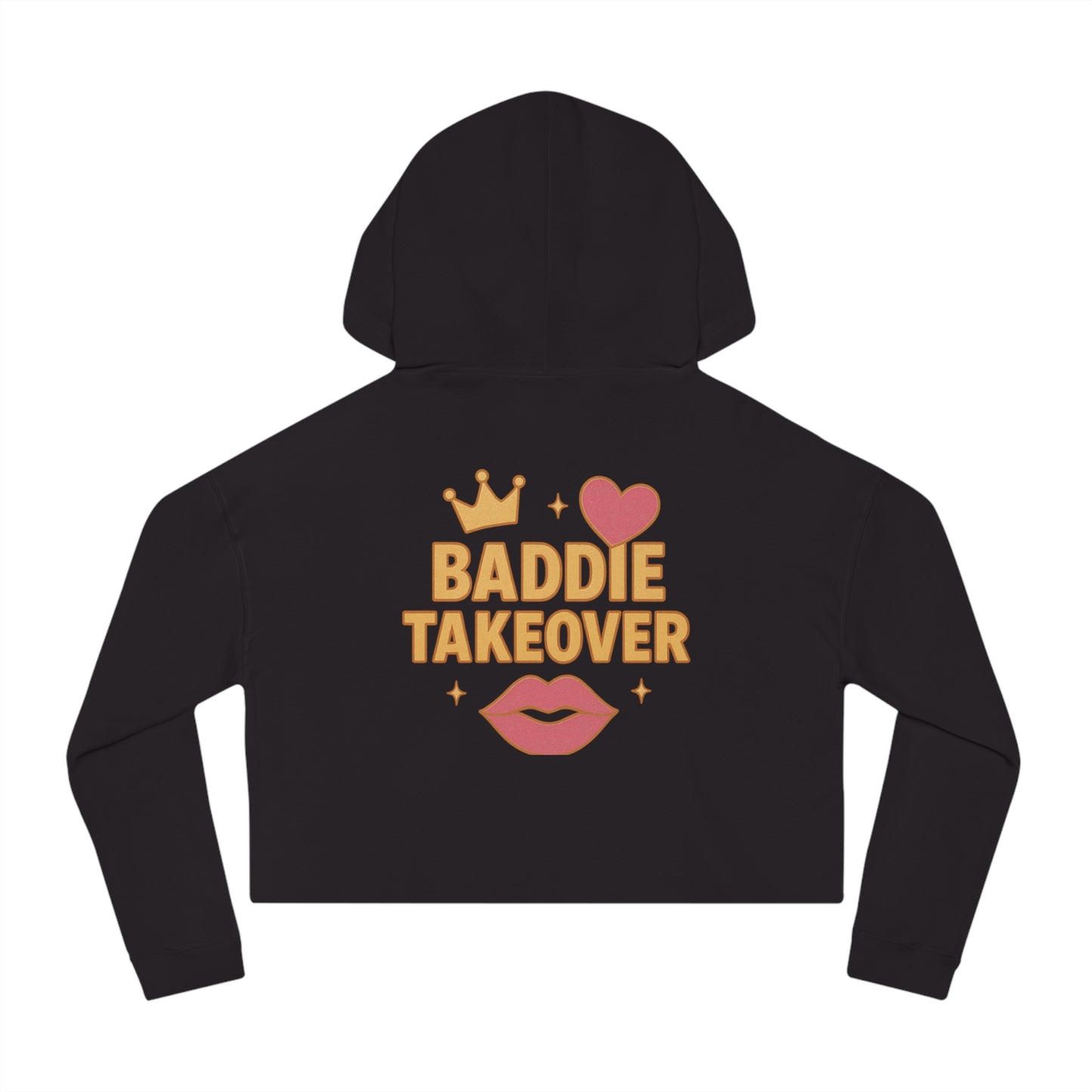 Baddie Vibes Cropped Hoodie for Confident Badddies
