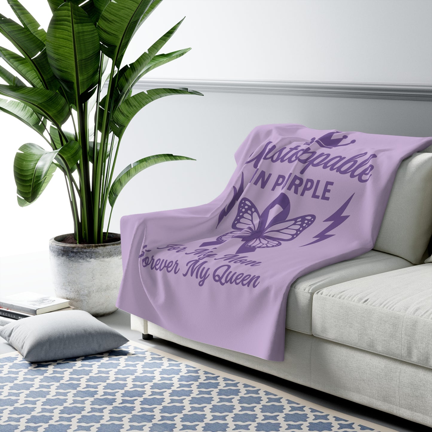 Unstoppable Plush Blanket – Epilepsy Warrior Tribute’s
