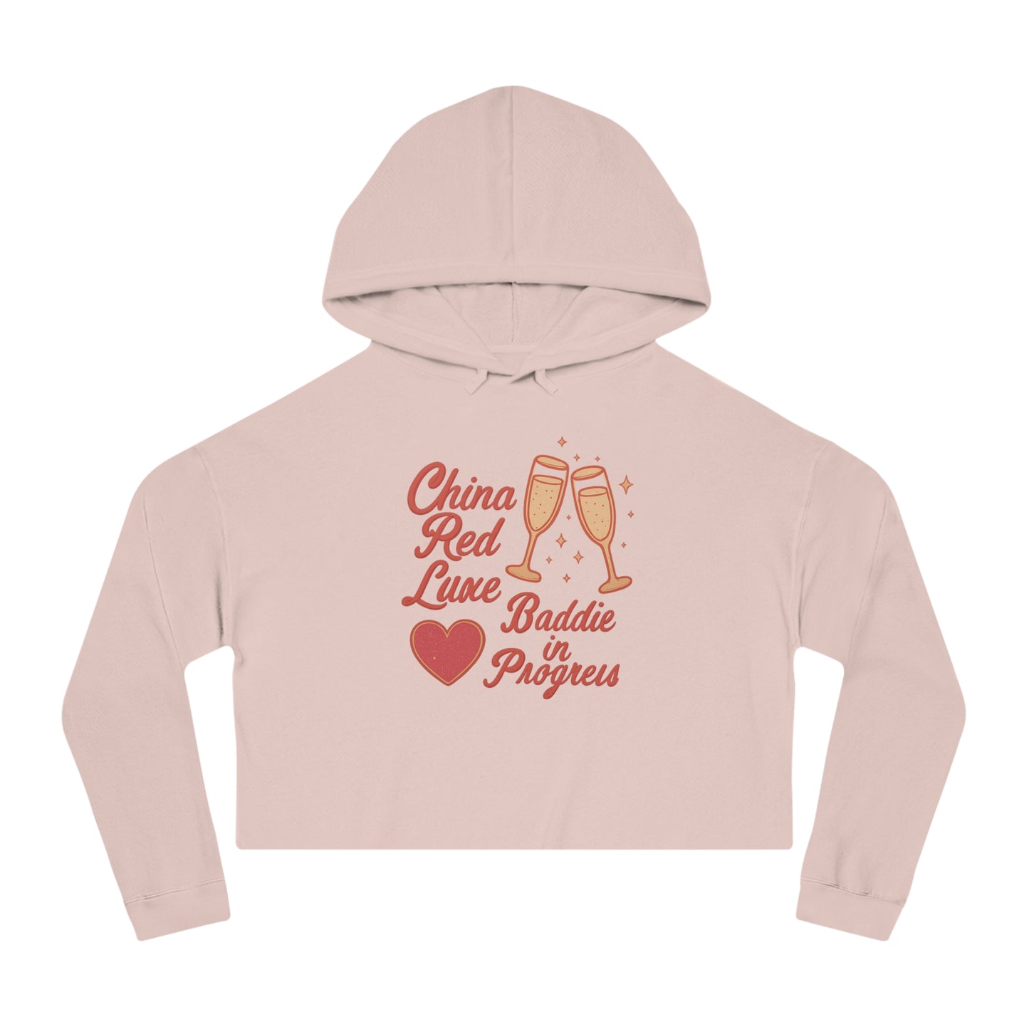 Baddie Vibes Cropped Hoodie for Confident Badddies