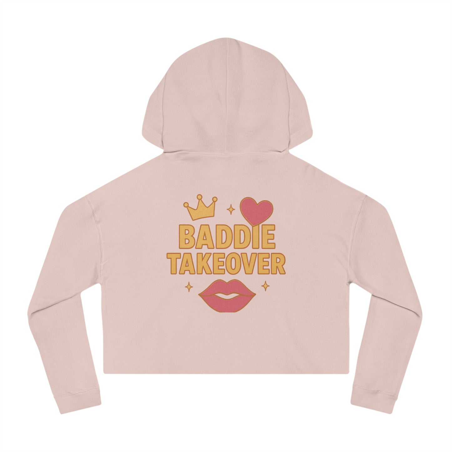 Baddie Vibes Cropped Hoodie for Confident Badddies