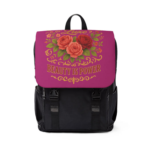 China Red Luxe - Beauty Is Power - Casual Backpack