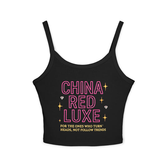 China Red Luxe Crop Tank – For the Girls Who Set Trends, Not Follow Them