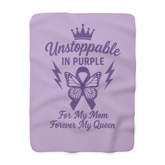 Unstoppable Plush Blanket – Epilepsy Warrior Tribute’s
