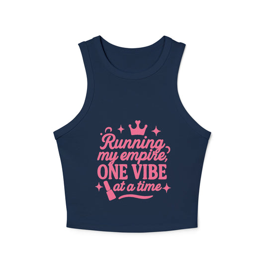 Running My Empire Sparkle Crop Tank