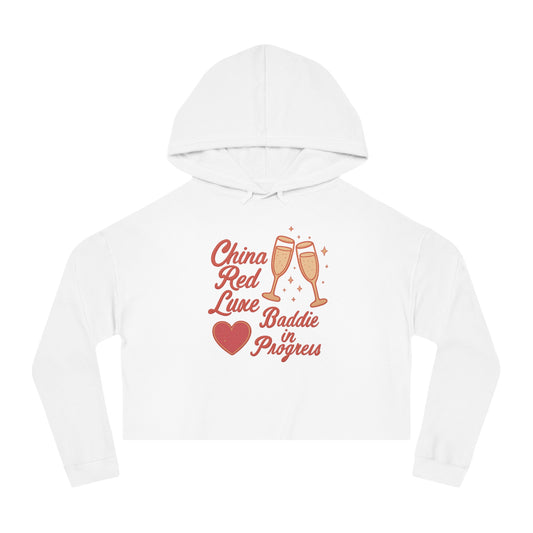 Baddie Vibes Cropped Hoodie for Confident Badddies
