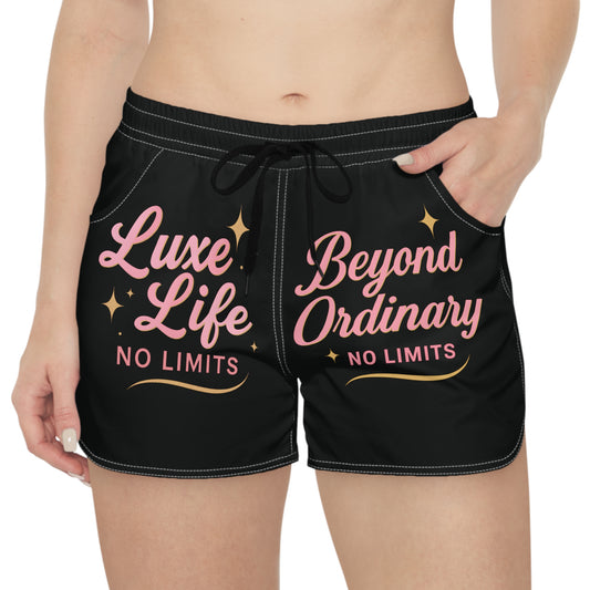 China Red Luxe Shorts