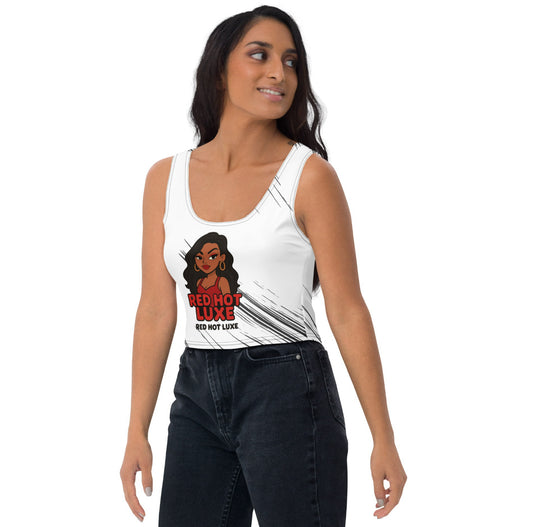 Red Hot Luxe Boss Babe Crop Top 💋